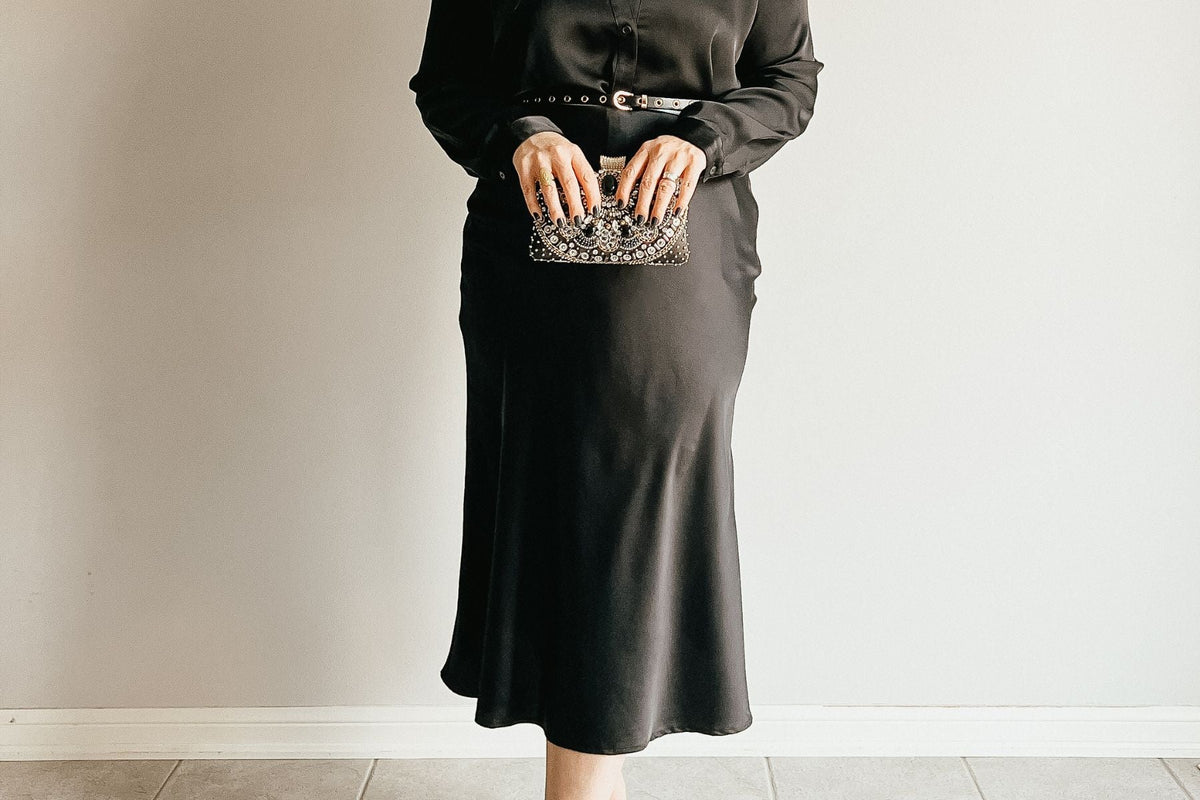 How to Style a Satin Skirt: 3 Chic Holiday Outfit Ideas