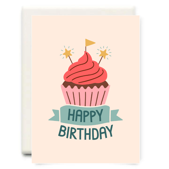 Happy Birthday Cupcake Card 🍃 - Lemonberry.ca