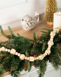 Tinsel Beaded Garland Natural - Lemonberry.ca