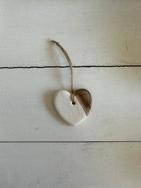 Handmade Ceramic Heart Ornaments 🍃 - Lemonberry.ca