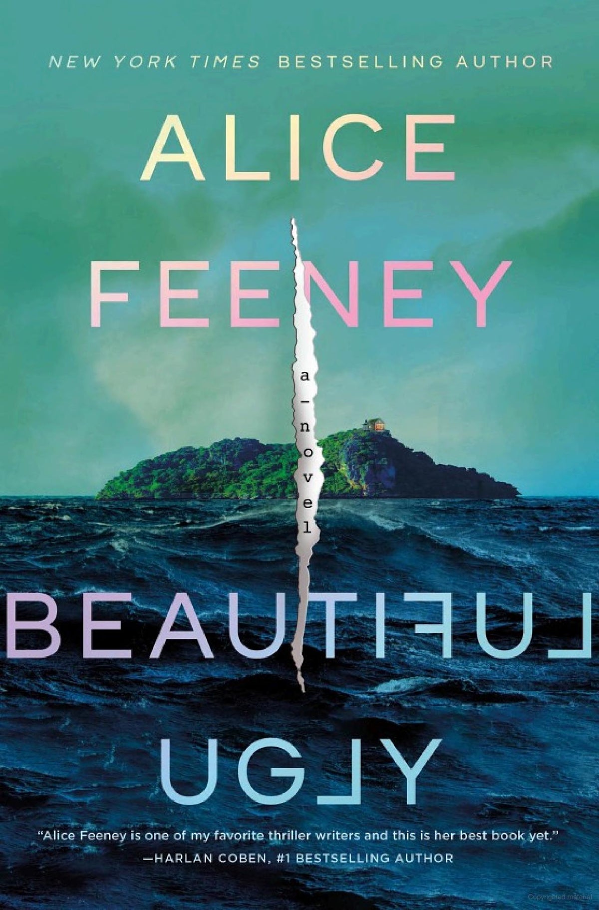 Book cover of Beautiful Ugly by Alice Feeney, featuring bold typography and dark, gripping imagery.