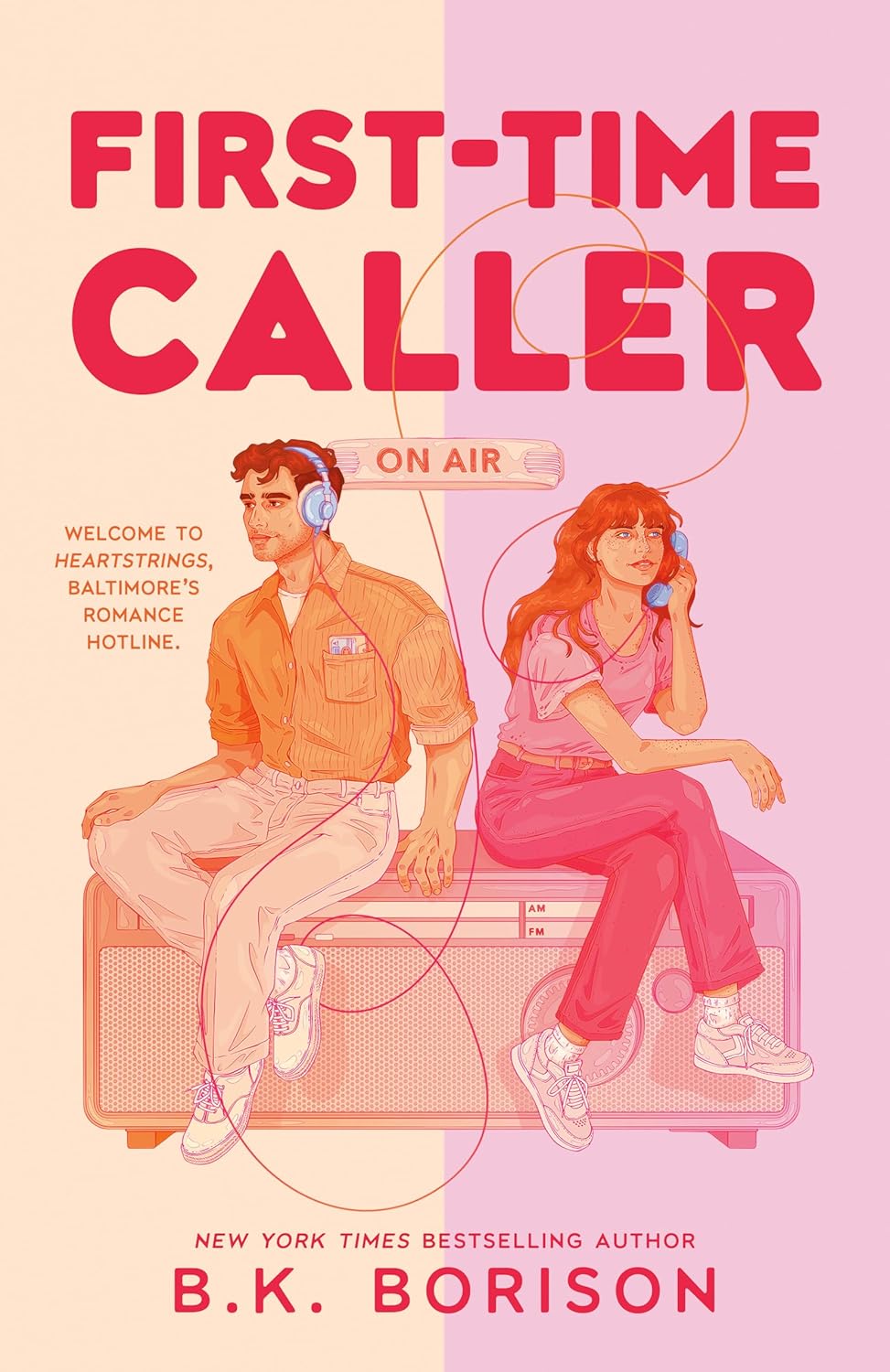 First Time Caller by B.K. Borison – A cozy romance bestseller, available at Lemonberry, Aurora, ON.