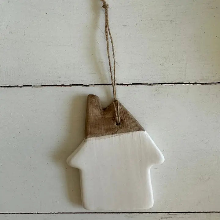 Handmade Ceramic House Ornaments 🍃 - Lemonberry.ca