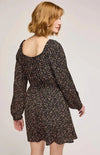 Back view of the Gentle Fawn Sutton Dress on a model, showing the simple, clean design and flattering fit.

