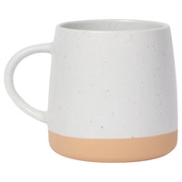 Back view of the heart-shaped mug, highlighting its simple and thoughtful design.