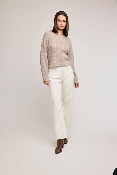 Gentle Fawn Janice Long Sleeve Top, front pose, soft and versatile everyday wear.