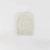 White Lyla & Luxe Beanie on white background, a soft and stylish cold-weather accessory.