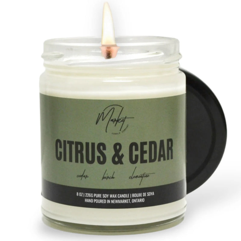 Citrus & Cedar Candle 🍃