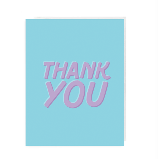 Thank You Greeting Card - Lemonberry.ca