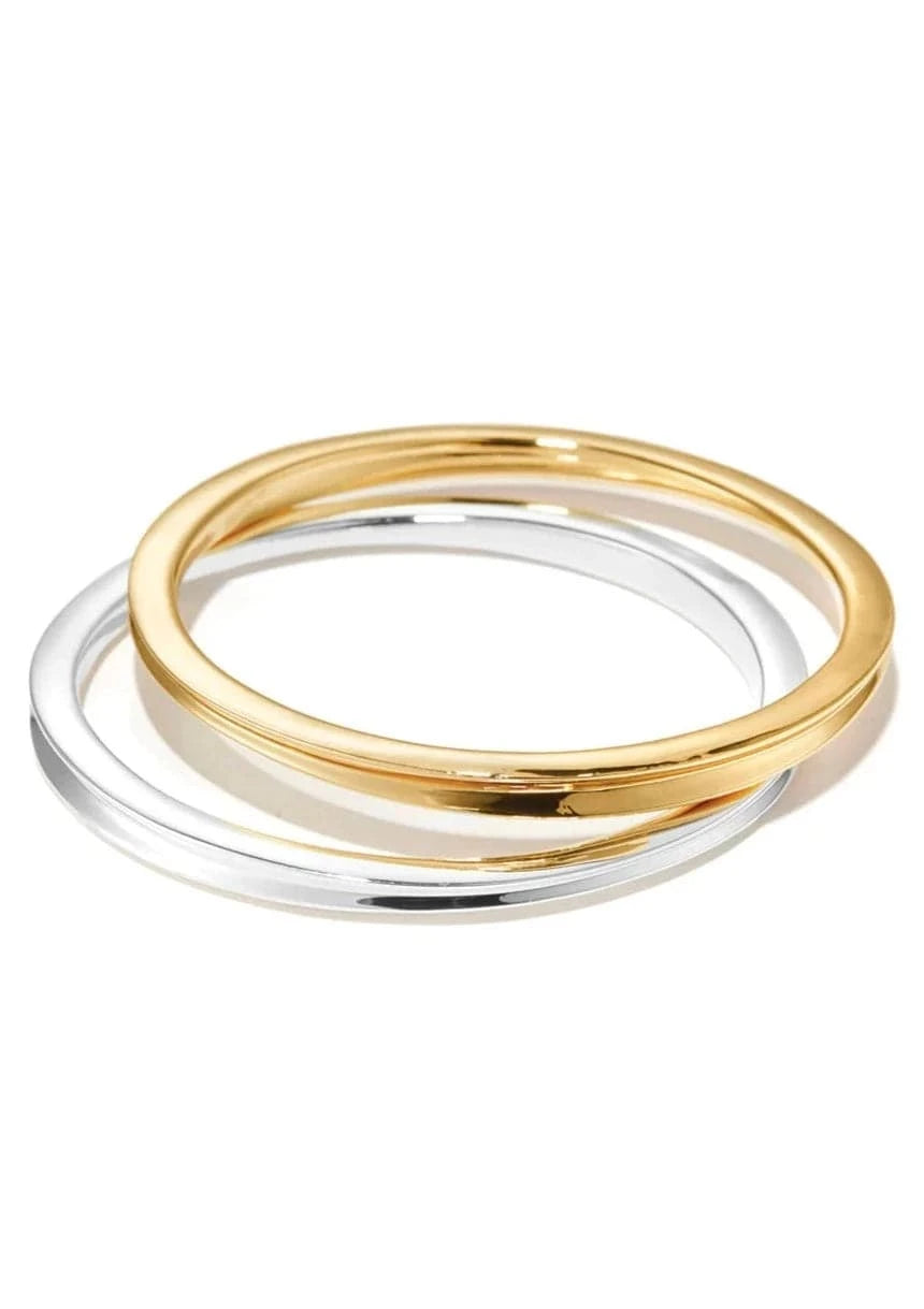 Doune Bangle Two Tone - Lemonberry.ca